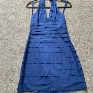 BCBG tiered halter sundress size 4